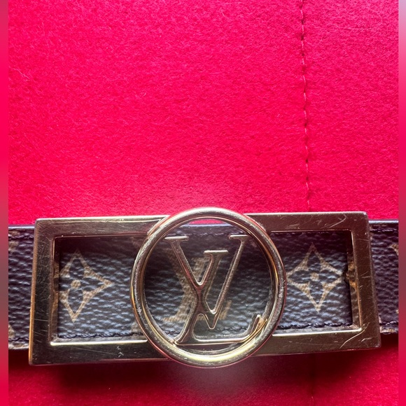 Authentic reversible brown/white Louis Vuitton belt size 25mm 80 - Picture 6 of 7